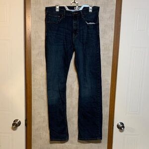 Wrangler Dark Blue relaxed boot Jeans size 34/34